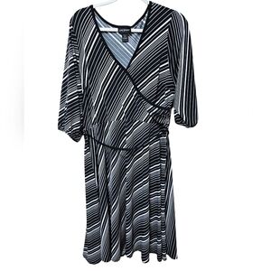 Women's Black and‎ White Lane Bryant Dress Size 18/20